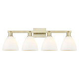Bristol 4 Light Bath Vanity 11 Inch Tall and 35 Inch Wide by Innovations - 716-4W-GBD-75