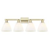 Bristol 4 Light Bath Vanity 11 Inch Tall and 35 Inch Wide by Innovations - 716-4W-GBD-75