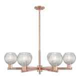 Athens 6 Light Stem Hung Chandelier 10.13 Inch X 35.63 Inch by Innovations - 716-6CR-G122C-6