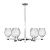 Salina 6 Light Stem Hung Chandelier 11.38 Inch X 35.5 Inch by Innovations - 716-6CR-G292