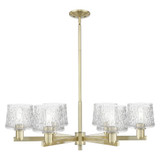 Niagara 6 Light Stem Hung Chandelier 10.5 Inch X 36.25 Inch by Innovations - 716-6CR-G402