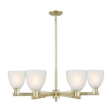 Castile 6 Light Stem Hung Chandelier 11 Inch X 35.75 Inch by Innovations - 716-6CR-G38