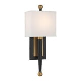 Ardson 1 Light Wall Sconce 17.75 Inch Tall and 7 Inch Wide by Crystorama - ARD-832