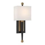 Ardson 1 Light Wall Sconce 17.75 Inch Tall and 7 Inch Wide by Crystorama - ARD-832