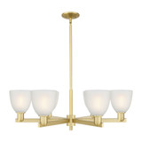 Castile 6 Light Stem Hung Chandelier 11 Inch X 35.75 Inch by Innovations - 716-6CR-G38