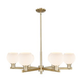 Athens 6 Light Stem Hung Chandelier 9.88 Inch X 35.63 Inch by Innovations - 716-6CR-G12-6