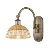 Bristol Natural II 1 Light Swiveling Wall Sconce 14 Inch by Innovations - 918-1W-NBD2-75