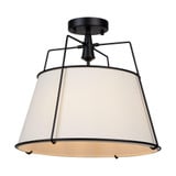 Pullman 3 Light 17 Inch Wide Semi Flush Mount by Artcraft - SC13362