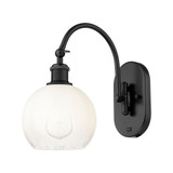 Brookhaven Globe 1 Light Swiveling Wall Sconce 14 Inch Tall by Innovations - 918-1W-G483-8