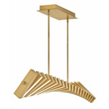 Stitch LED Light Oversized Linear Chandelier by Fredrick Ramond FR42455