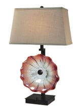 28.5 Inch Three Light Table Lamp by Dale Tiffany  - AT14