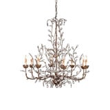 Crystal Bud 8 Light Large Chandelier by Currey Company - 988-8LC