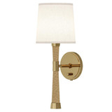 Hatteras 1 Light Wall Sconce 18.5 Inch Tall and 7 Inch Wide by Robert Abbey - 450