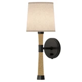 Hatteras 1 Light Wall Sconce 18.5 Inch Tall and 7 Inch Wide by Robert Abbey - 450