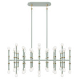 Kane 42 Light Chandelier 16.38 Inch Tall X 38.25 Inch Wide by Robert Abbey - 77