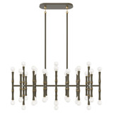 Kane 42 Light Chandelier 16.38 Inch Tall X 38.25 Inch Wide by Robert Abbey - 77