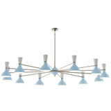 Clare 12 Light Chandelier 10.19 Inch Tall and 76 Inch Wide by Robert Abbey - CL_12CH_P