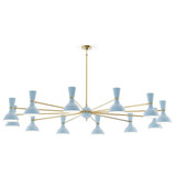 Clare 12 Light Chandelier 10.19 Inch Tall and 76 Inch Wide by Robert Abbey - CL-C-12