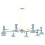 Clare 8 Light Chandelier 10.19 Inch Tall and 57 Inch Wide by Robert Abbey - CL-C-8
