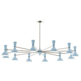 Clare 12 Light Chandelier 10.19 Inch Tall and 76 Inch Wide by Robert Abbey - CL-C-12