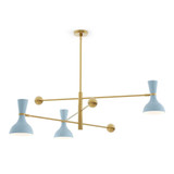 Clare 3 Light Pendant 18 Inch Tall and 55 Inch Wide by Robert Abbey - CL-P-3