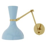 Clare 1 Light Adjustable Armed Wall Sconce 10.13 Inch Tall by Robert Abbey - CL-AWS