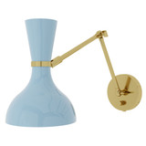 Clare 1 Light Adjustable Armed Wall Sconce 10.13 Inch Tall by Robert Abbey - CL-AWS