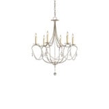 Crystal Lights 6 Light Large Chandelier by Currey Company - 989-6SC