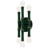 Kane 6 Light Wall Sconce 12 Inch Tall and 5.25 Inch Wide by Robert Abbey - KA_WS6_P