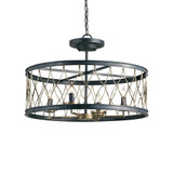 Crisscross 4 Light Large Pendant by Currey Company - 9000-0-4P