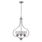 Serene 3 Light Foyer 30.75 Inch Tall and 22.5 Inch Wide by Craftmade - 49933