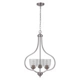 Serene 3 Light Foyer 30.75 Inch Tall and 22.5 Inch Wide by Craftmade - 49933