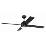 Kelsey 4 Blade Ceiling Fan with Light Kit 52 Inch Wide by Craftmade - KLS52