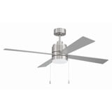 Mccoy 4 Blade Ceiling Fan with Light Kit 52 Inch Wide by Craftmade - EMCY52