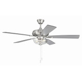 Eos 5 Blade Ceiling Fan with Light Kit 17.44 X 52 Inch Wide by Craftmade - ECF201