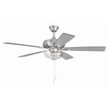 Eos 5 Blade Ceiling Fan with Light Kit 17.44 X 52 Inch Wide by Craftmade - ECF201
