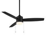 Atlantis 3 Blade Ceiling Fan with Light Kit 52 Inches Wide by WAC  - F-072L-BN