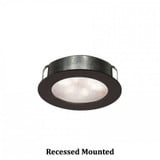 Ledme 4.8W 1 LED Round Recessed/Surface Mount Button Light by WAC  - HR-LED87