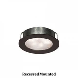 Ledme 4.8W 1 LED Round Recessed/Surface Mount Button Light by WAC  - HR-LED87