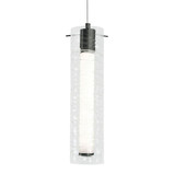 Bari 15W 1 LED Pendant 15 Inch Tall and 4 Inch Wide by AFX - BRIP04LAJUD
