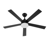 Maddox 5 Blade Flush Ceiling Fan with Light Kit 16 X 52 Inch Wide by AFX - MDXN525LA