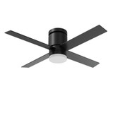 Ross 4 Blade Flush Ceiling Fan with Light Kit 12 X 52 Inch Wide by AFX - RSSN524LD