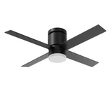 Ross 4 Blade Flush Ceiling Fan with Light Kit 12 X 52 Inch Wide by AFX - RSSN524LD