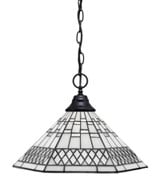 Any 1 Light Large Pendant 12 Inch Tall by Toltec - 10-16-12-