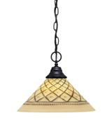 Any 1 Light Steel Medium Pendant 12 Inch Wide by Toltec - 10-12-9-