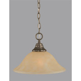 Any 1 Light Pendant 9.5 Inch Tall by Toltec - 10-12-95-