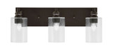 Edge 3 Light Vanity Light 22.5 Inch Length by Toltec - 1163--85-225