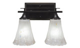Uptowne 2 Light Vanity Light 13.5 Inch Length by Toltec - 132--975-135