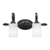 Elegante 2 Light Bath Bar 10.75 x Inches by Toltec  - 162--1075-2075