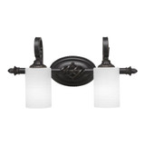 Elegante 2 Light Bath Bar 10.75 x Inches by Toltec  - 162--1075-2075